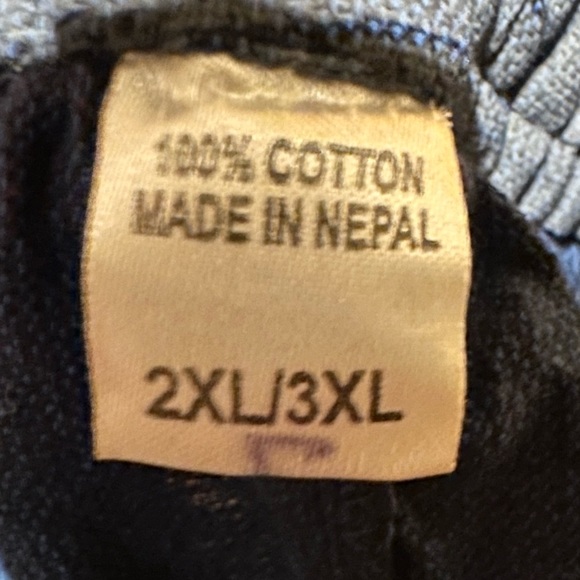 Kala Imports Patchwork Hippy Pants Handmade in Nepal Size 2X/3X NEW - Picture 7 of 8